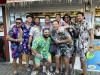 It's a bachelor party for this colorful group from Baltimore; that's groom Sean up front. photo by Tish